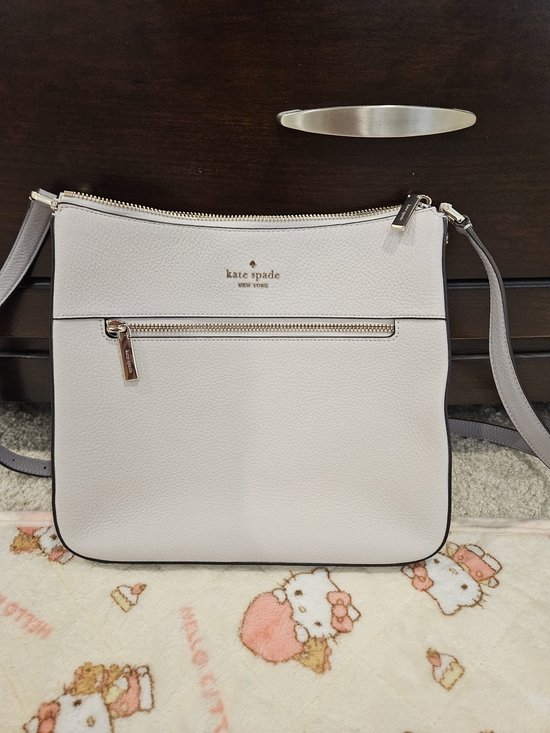 kate spade Handbags - Classic Pebbled Crossbody Bag in Light Gray